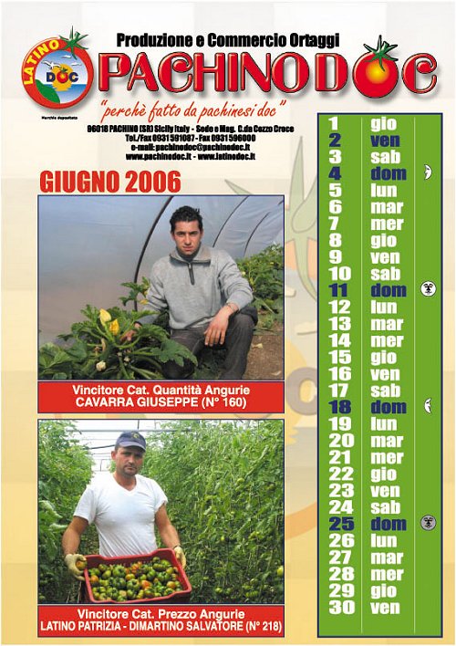 Calendario 2006